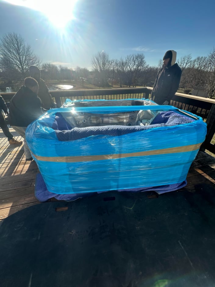 Hot tube moving